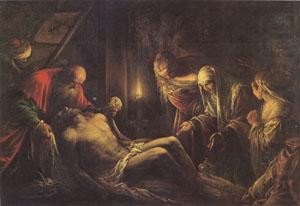 Jacopo Bassano The Descent from the Cross (mk05) oil painting picture